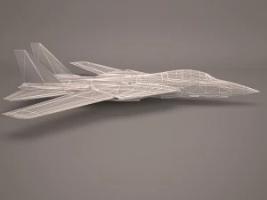 military aircraft 8 3D Model