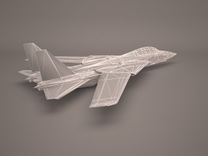 military aircraft 8 3D Model