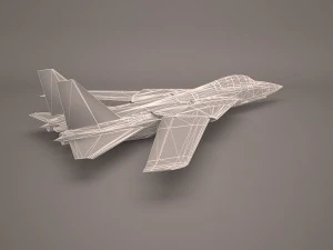 military aircraft 8 3D Model