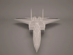 military aircraft 9 3D Model