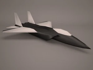 military aircraft 9 3D Model