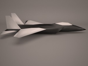 military aircraft 9 Modello 3D