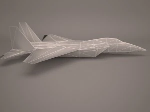 military aircraft 9 3D Model