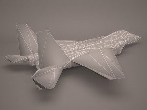 military aircraft 9 Modello 3D