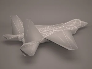 military aircraft 9 3D Model