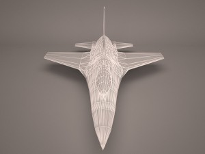 military aircraft 10 3D मॉडल