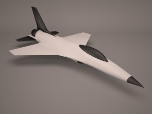 military aircraft 10 3D मॉडल