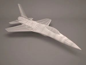 military aircraft 10 3D Model