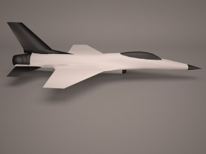military aircraft 10 3D मॉडल