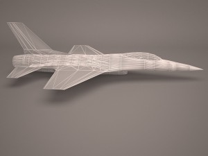 military aircraft 10 3D मॉडल
