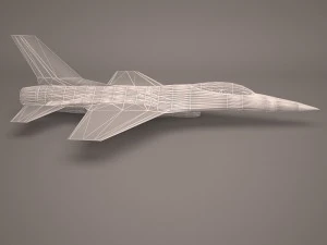 military aircraft 10 3D Model