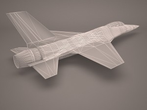 military aircraft 10 3D मॉडल