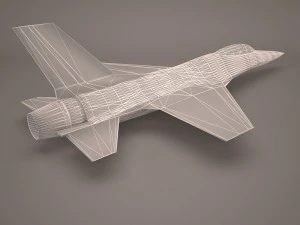 military aircraft 10 3D Model