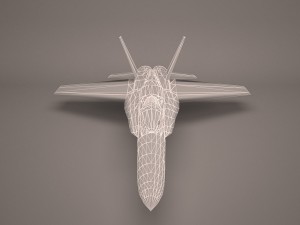 military aircraft 11 3D-Modell