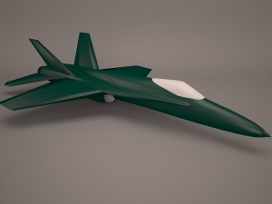 military aircraft 11 3D-Modell