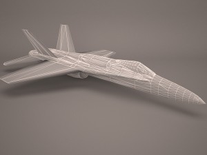 military aircraft 11 3D-Modell