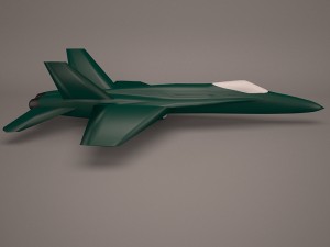 military aircraft 11 3D-Modell