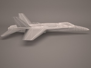 military aircraft 11 3D-Modell