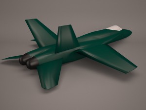 military aircraft 11 3D-Modell