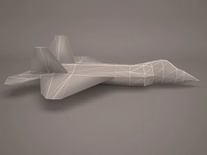 military aircraft 12 3D Model