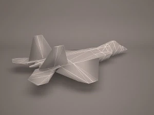 military aircraft 12 3D Model