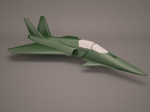 military aircraft 14 Modèle 3D