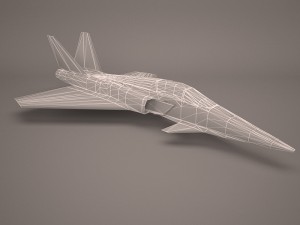 military aircraft 14 Modèle 3D