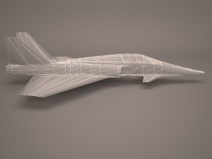 military aircraft 14 Modèle 3D