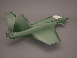 military aircraft 14 Modèle 3D