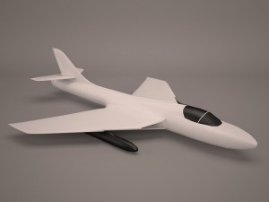 military aircraft 15 Modello 3D