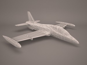 military aircraft 16 Model 3D