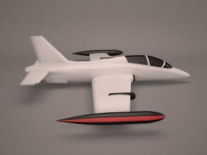 military aircraft 16 Model 3D