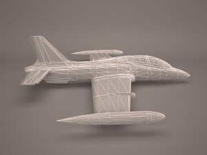 military aircraft 16 Model 3D