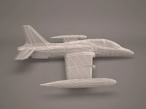 military aircraft 16 3D Model