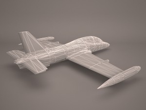 military aircraft 16 Model 3D