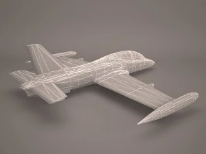 military aircraft 16 3D Model