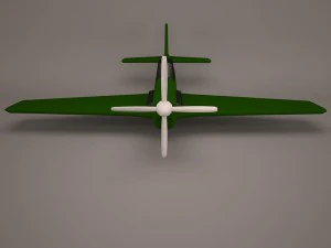 aeronave militar 17 Modelo 3D