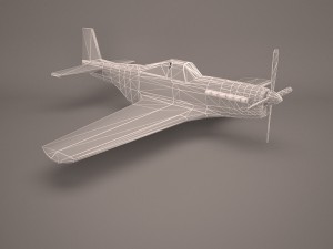 military aircraft 17 Modello 3D