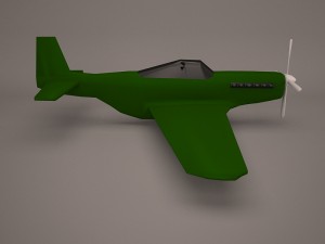 military aircraft 17 Modello 3D