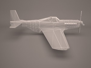 military aircraft 17 Modello 3D