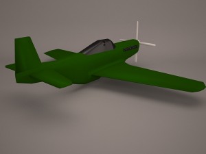 military aircraft 17 Modello 3D