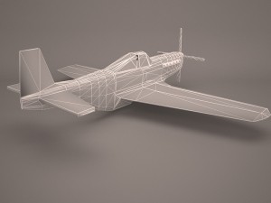 military aircraft 17 Modello 3D