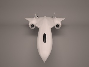 military aircraft 18 3D Model