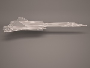 military aircraft 18 3D 模型