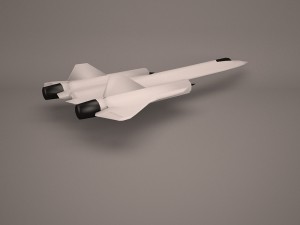 military aircraft 18 3D 模型