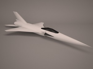 military aircraft 19 Model 3D