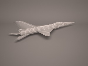 military aircraft 19 Model 3D