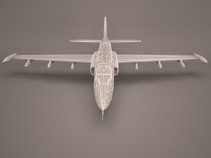 military aircraft 20 Modèle 3D