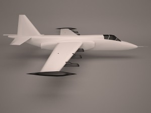 military aircraft 20 Modèle 3D