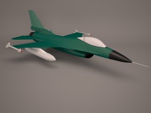 military aircraft 22 Modelo 3D